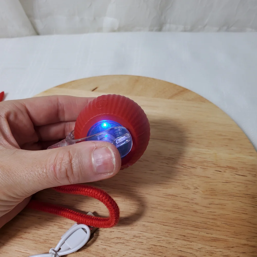 Pets Toy Cat Dog Ball Light-up Moving Interactive Rechargeable Rolling Smart Pet
